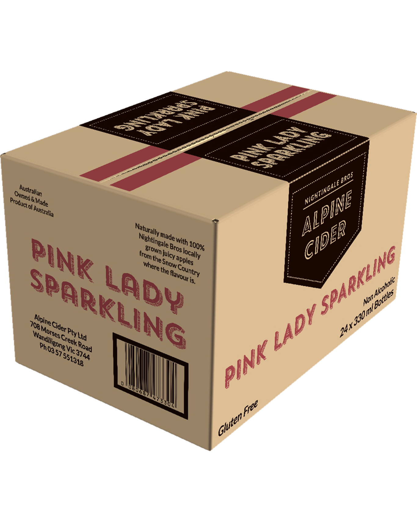 Buy Alpine Cider Pink Lady Sparkling Apple Juice 330ml Online (Lowest