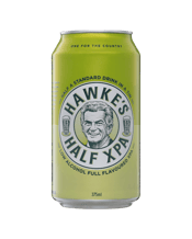  Hawke's Brewing Co. Half Xpa<br>Cans 375ml  375ML With only half a standard drink in a tin, this extra lite, full-flavoured XPA drops big notes of orange, pear and tropical stone fruit, while keeping things easy and breezy, not boozy. Perfect for when you’re up for a beer but only half up for a drink. Tasting Notes Pours pale and golden with a slight haze. Generous additions of Citra and El Dorado hops bring forth aromatic bursts of mango and pineapple, while lashings of orange wrap around the palate. An easy-drinking XPA, complemented by subtl