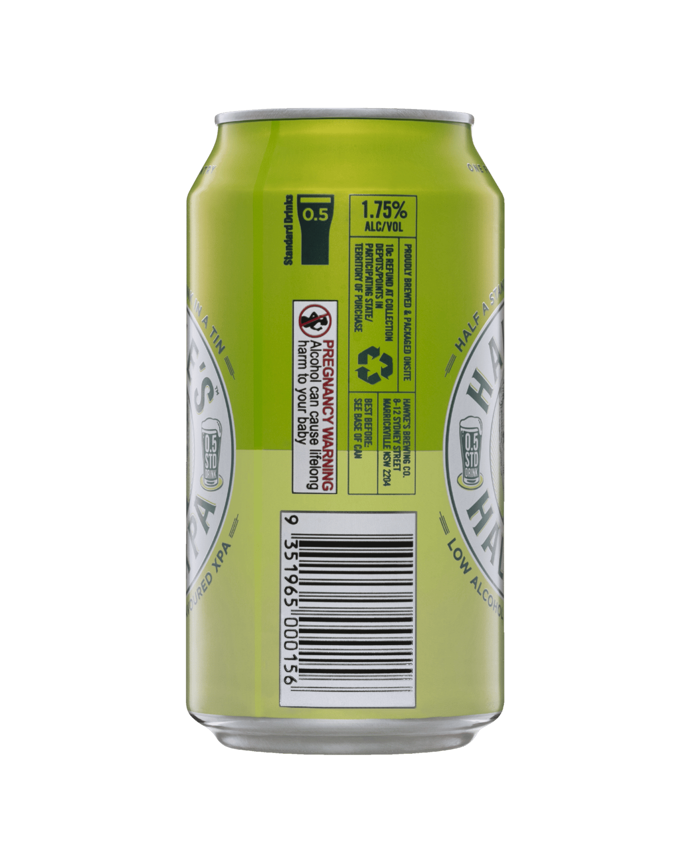 Hawke's Brewing Co. Half Xpa Cans 375ml (Unbeatable Prices): Buy Online ...