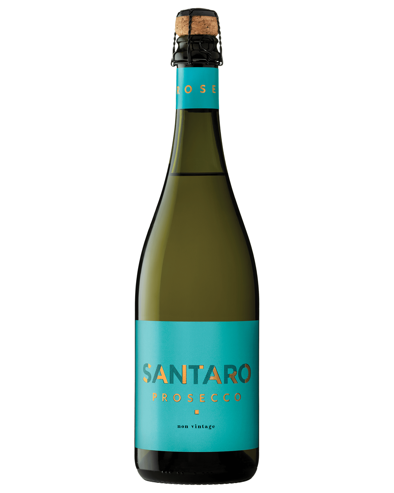 A bottle of Santaro Prosecco 