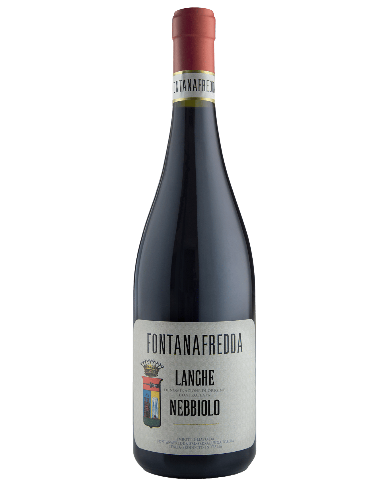 A bottle of Fontanafredda Langhe Nebbiolo