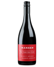 Manser 100 Year Old Vines<br>Blewitt Springs... 750ML The quality of fruit and winemaking speaks volumes as to how this wine has turned out. The nose is abundant with red and blue fruits also seen on the palate, which is juicy, full bodied and underpinned by fine tannins. Further breathing reveals more layers of flavour and complexity after the initial tranche of bright fruits. A superb example of this most versatile of varietals
