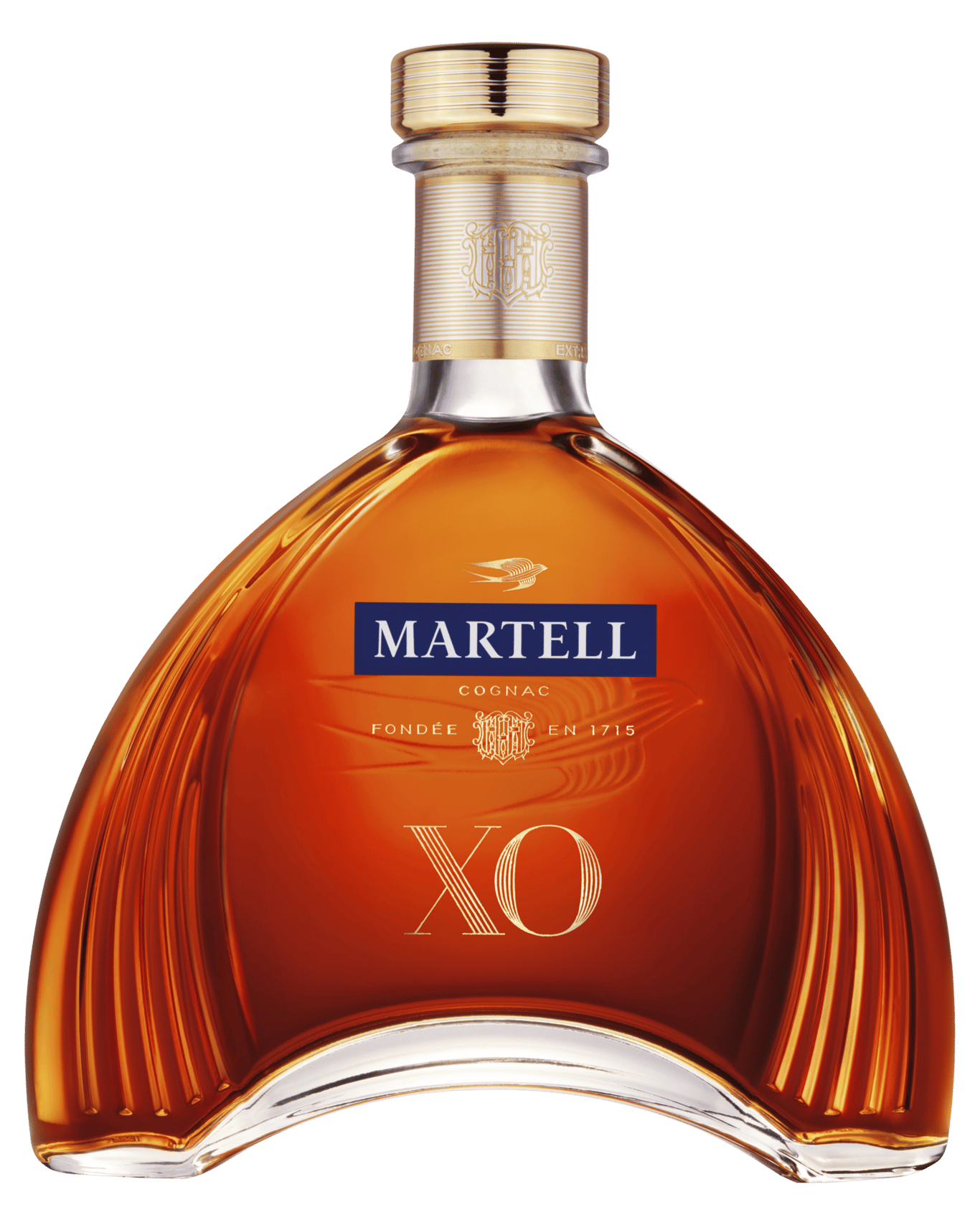 A bottle of the Martell XO Cognac