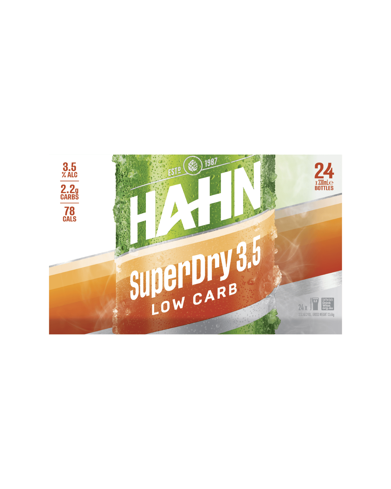 Buy Hahn SuperDry 3.5% Bottles 330mL | Dan Murphy's Delivers