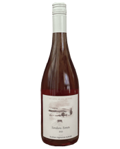  Sondara Estate Rosé  750ML The cool climate of the Southern Highlands allows for a long ripening period to enhance ever-delicate aromatics and flavours. Made from Pinot Noir grapes, our blush hue wine provides an elegant aroma of strawberry, cherry and raspberry and notes a fresh,