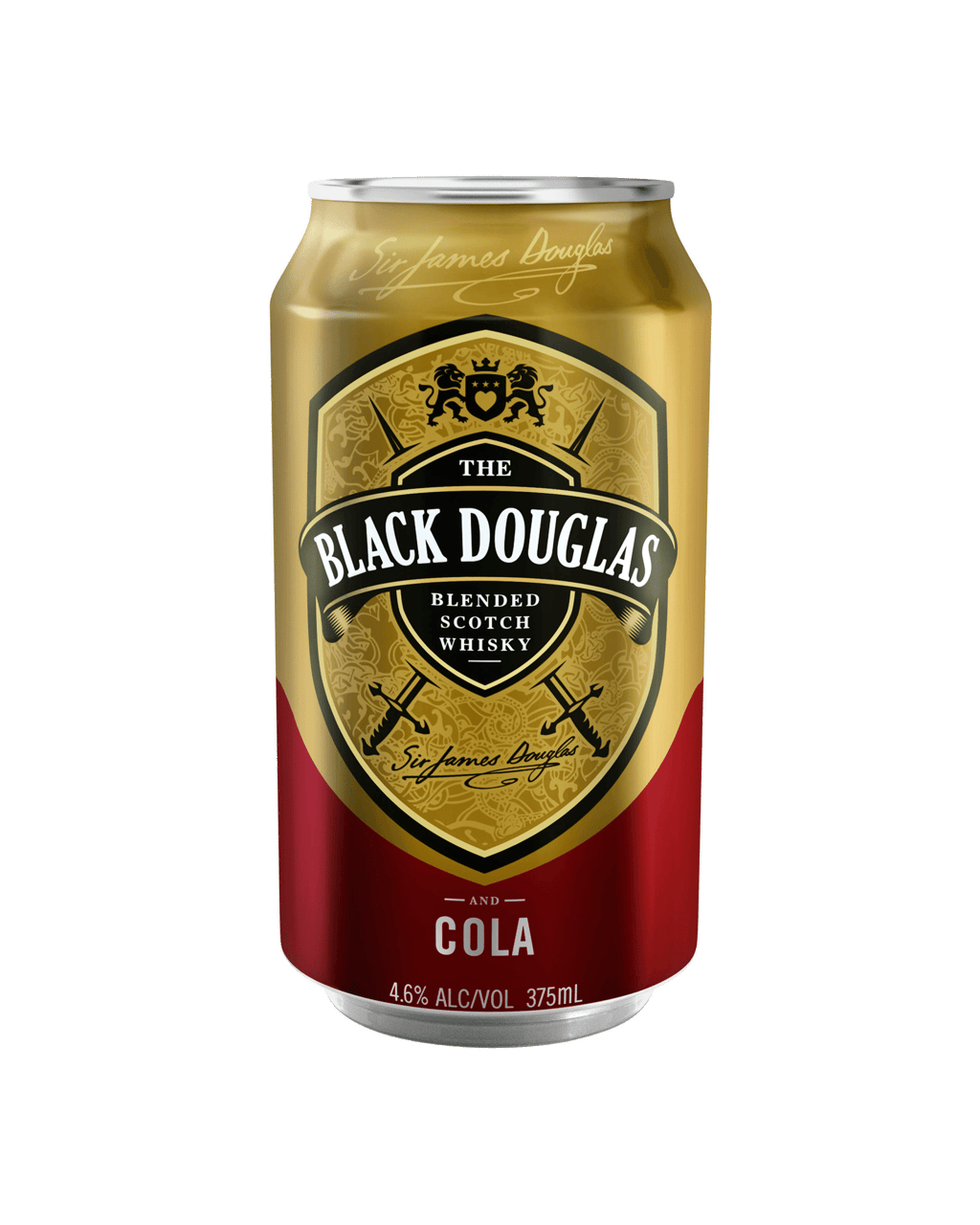Buy Black Douglas Scotch Whisky & Cola Cans 10 Pack 375ml Online