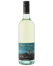  Devil's Corner Pinot Grigio  750ML Devils Corner Pinot Grigio Tasmania. Intrepid sailors navigating Tasmania's Tamar River discovered a treacherous bend and named it Devil's Corner. Beyond the tumultuous waters they found an amazing sanctuary, where still waters rewarded their hard navigational efforts. Their courage in pursuing this sanctuary is celebrated in this truly cool climate, finely crafted wine from exceptional Tasmanian terroir. This Pinot Grigio is sourced from a combination of our East Coast Tasmania and King Valley