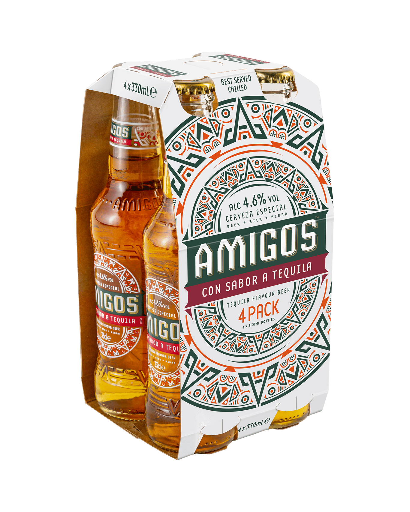 Buy Amigos Tequila Flavoured Beer Bottles 330ml Online (Lowest Price ...