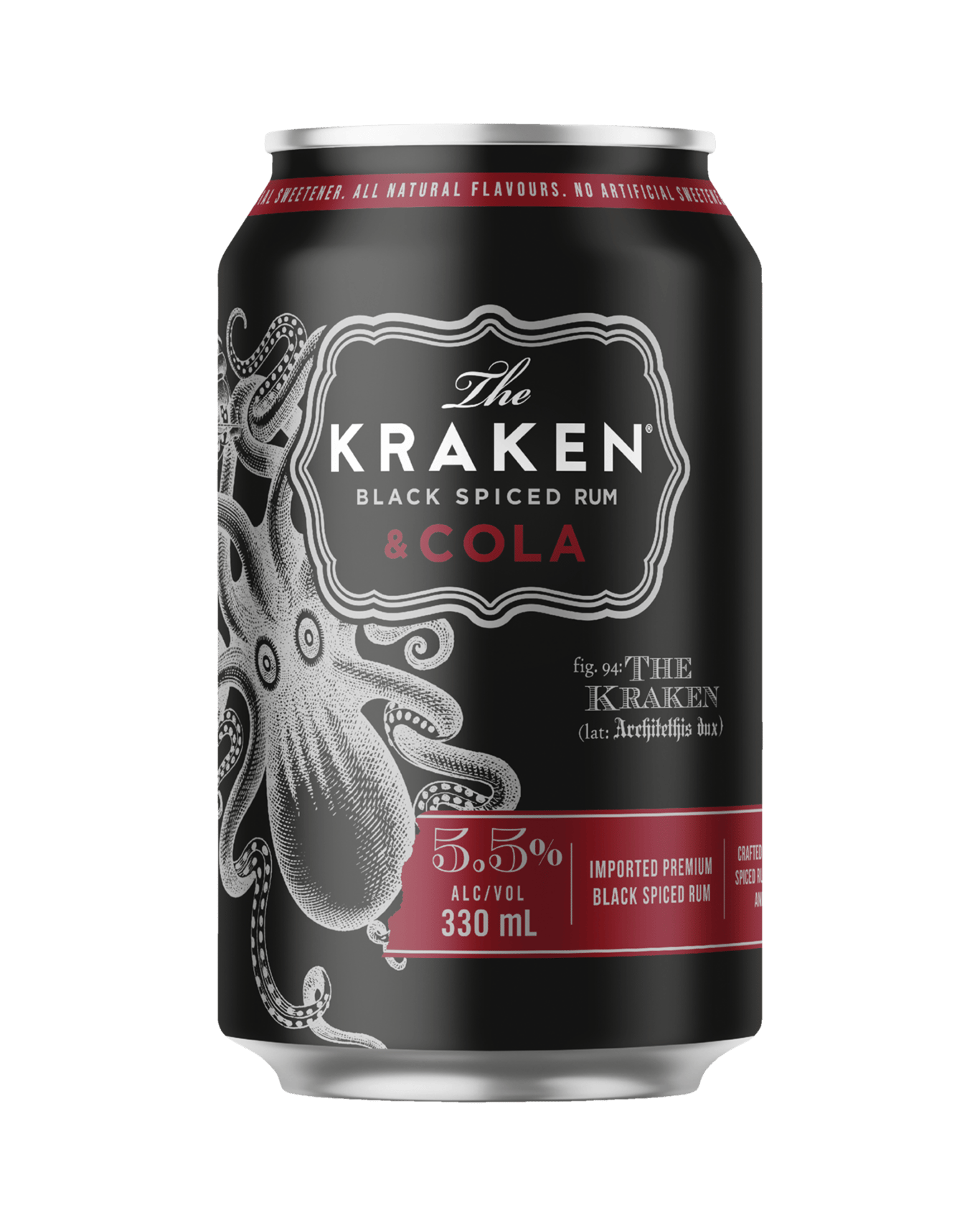 Buy The Kraken Spiced Rum & Cola Cans 330ml Online (Lowest Price