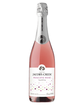  Jacob's Creek Sparkling<br>Moscato Rosé  750mL A refreshing pink bubbly in an easy-drinking style that is perfect for celebrating throughout the summer.