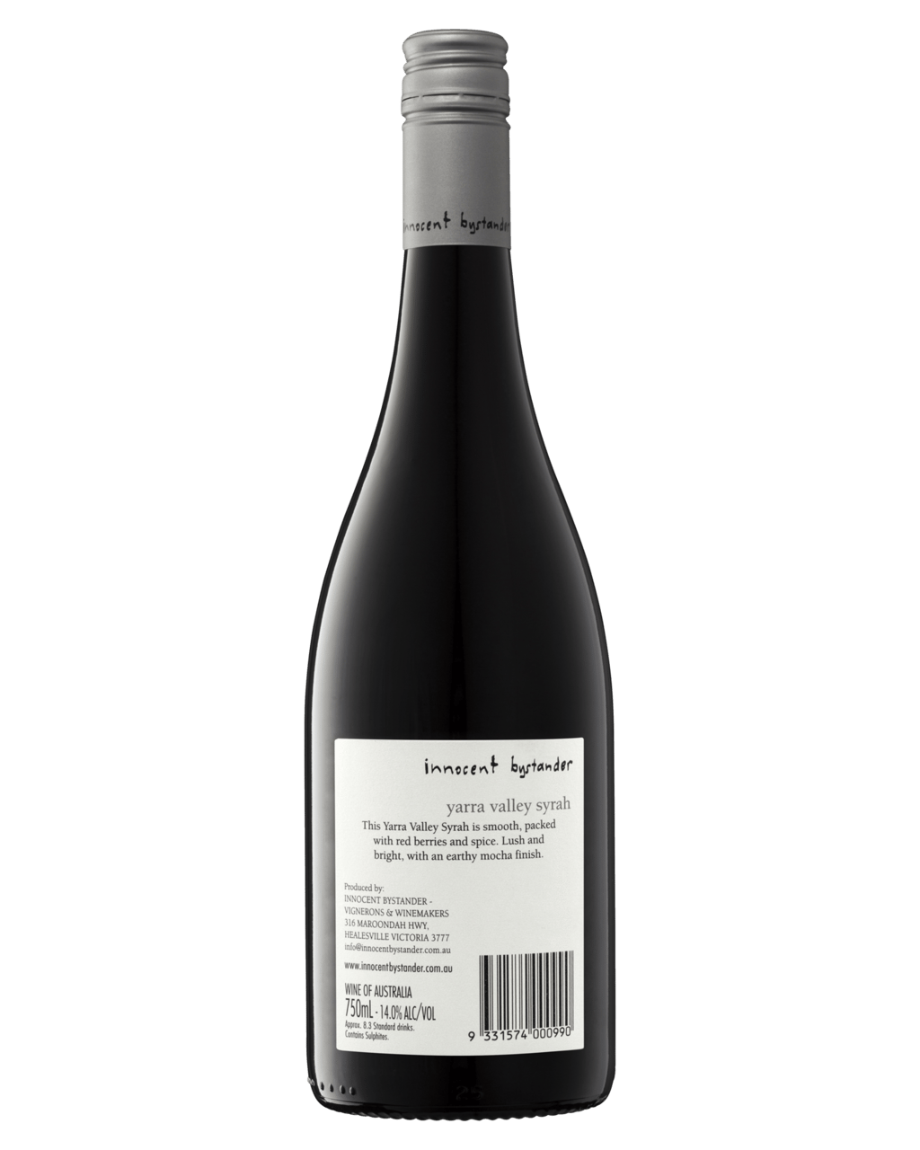 Buy Innocent Bystander Syrah Online (Low Prices) From Dan Murphy's