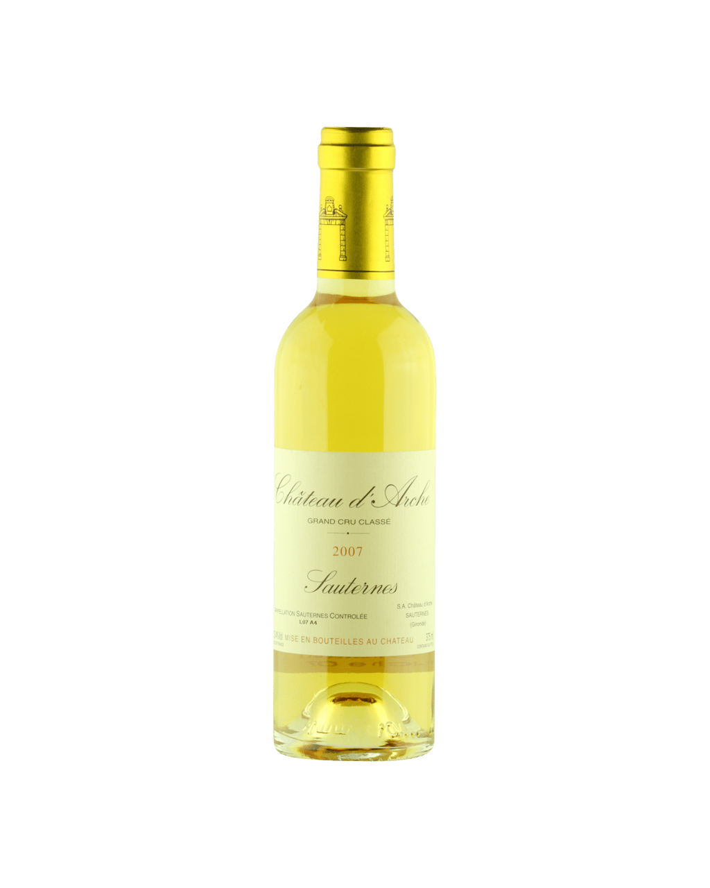 Ch teau d Arche Sauternes 2007 375mL