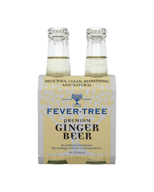 Fever Tree Ginger Beer (4-Pack 200 mL Bottles) – Burwood Distillery
