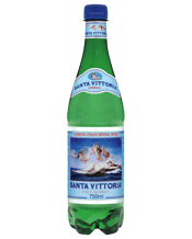  Santa Vittoria Sparkling<br>Mineral Water... 750mL Santa Vittoria is a mineral water that is carbonated and bottled at the source in Northern Italy.