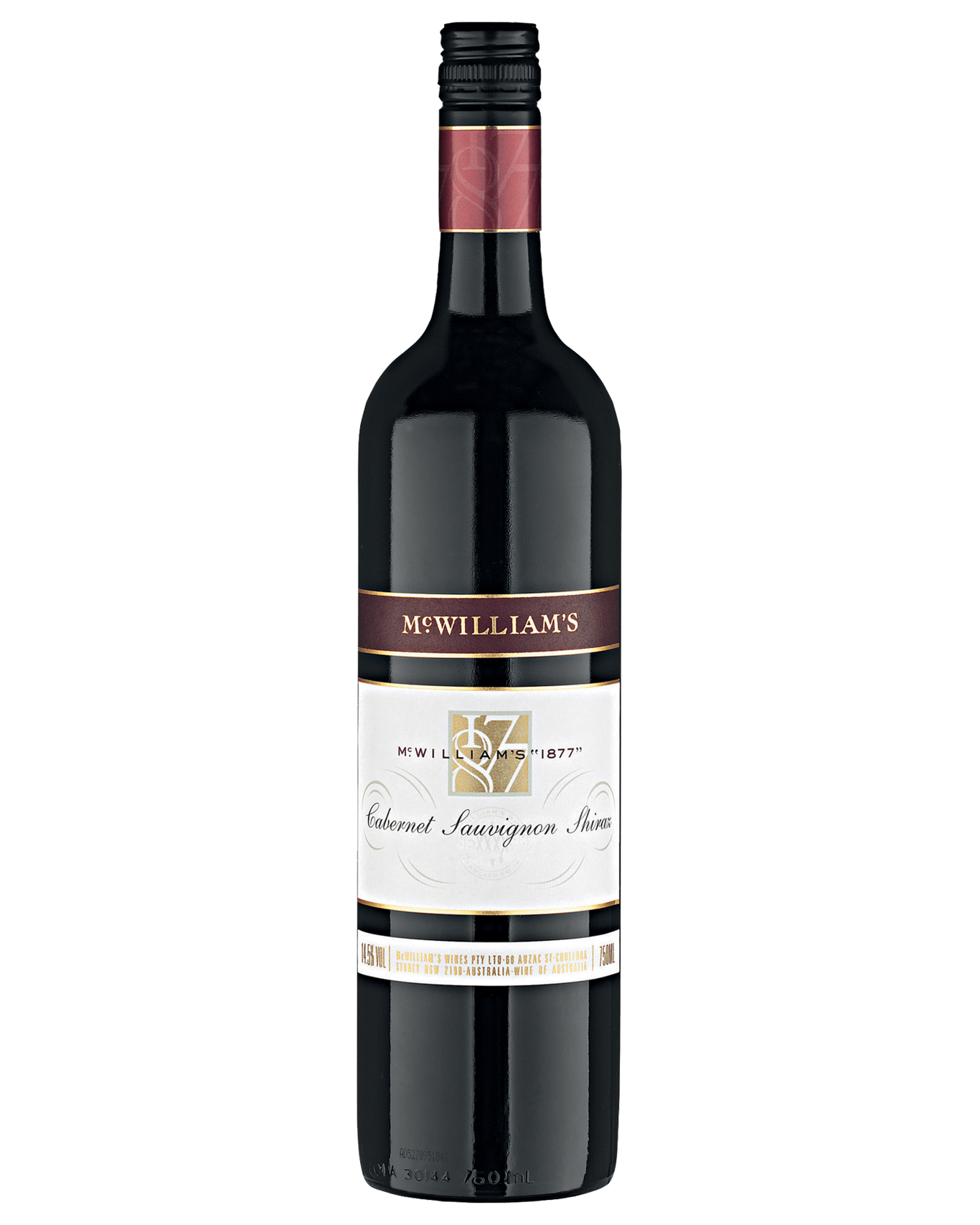 Buy Mcwilliam's 1877 Cabernet Sauvignon Shiraz Online (Lowest Price ...