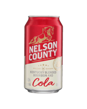  Nelson County Bourbon & Cola<br>Cans 375ml  375ML Nelson County Bourbon is aged in charred barrels which gives it that smooth, distinctive flavour of a true bourbon whiskey. Pre-mixed with cola in cans for your convenience, the smooth bourbon taste blends perfectly with the sweetness of cola. This is a great bourbon pre-mix at a great price.<br />Produced by or on behalf of Pinnacle Drinks, part of Endeavour Group Limited.