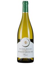  Jean-marc Brocard Brocard<br>Chablis Grand Cru... 750ML Surrounded by Chablis vineyards on all sides, the family estate was founded in 1973 by Jean-Marc Brocard, who has since been joined by his son Julien. The estate spans almost 200 hectares, 66 of which are certified organic. The Grand Cru Bougros vineyards are the southwestern-most vineyards in this appellation. Its wines have a rustic yet charming character, that is both round and powerful at the same time. Pale yellow in appearance with silvery glints, this wine opens up with expressive, toaste