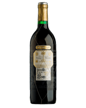  Marqués De Riscal Gran<br>Reserva Rioja  750ML To make their Gran Reserva wine, Marqués de Riscal use grapes from old vines over 80 years old, from their own estate vineyards or bought in from regular local growers. The wine destined for making the Gran Reserva is set aside after the final coupages and passes into French oak barrels where it will spend between two and a half and three years, followed by another three years in bottle before its release.