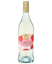  Brown Brothers Moscato<br>Strawberries And... 750ML A crowd pleasing blend of Brown Brothers Moscato with the delightful allure of strawberries and cream.