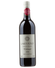  Lake's Folly Cabernets 2006  750mL Lake's Folly was the first new vineyard in the Hunter Valley last century, established by Max Lake and his family in 1963. The property changed hands in early 2000 to Peter Fogarty and his family who, along with local Hunter winemaker Rod Kempe, have continued to maintain the integrity and direction of the Folly. The 2007 vintage was a good one. The seventh straight year of drought, saw lower yields but produced wines with great intensity of flavour with no compromise to their balance and finess