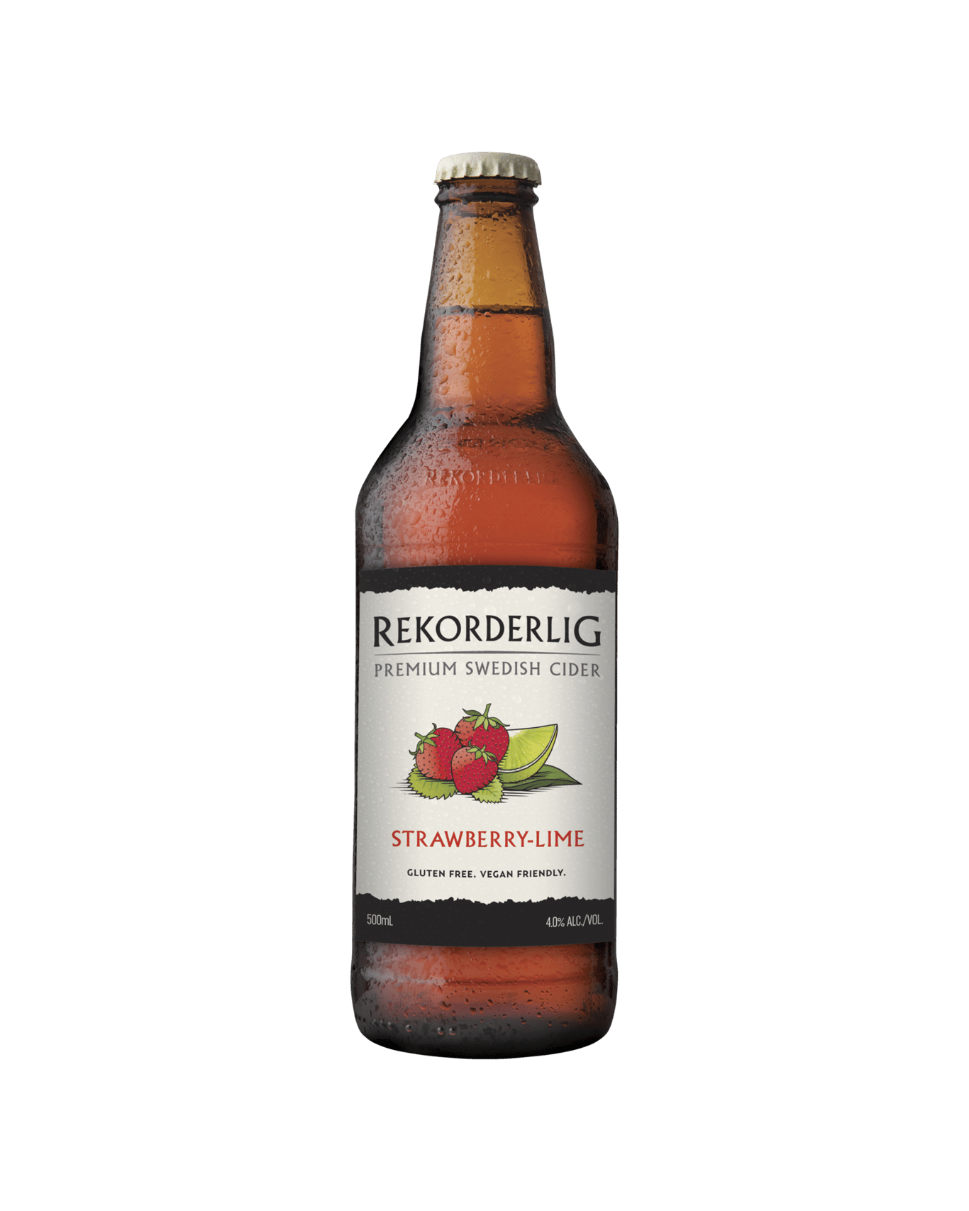 Buy Rekorderlig Premium Strawberry & Lime Cider 500mL Online (Lowest