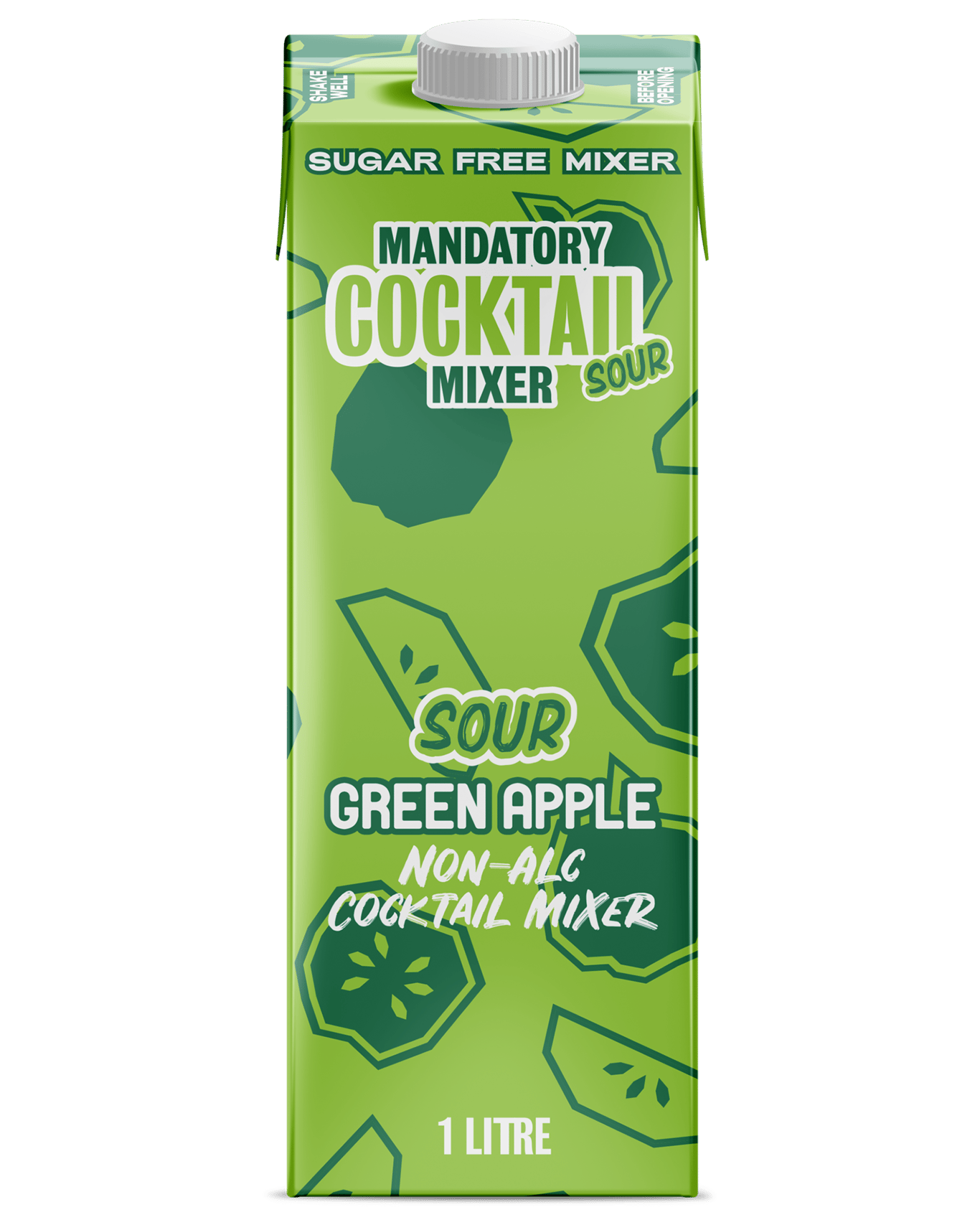 Buy Mandatory Spirit Co. Sour Green Apple Cocktail Mixer 1l Online