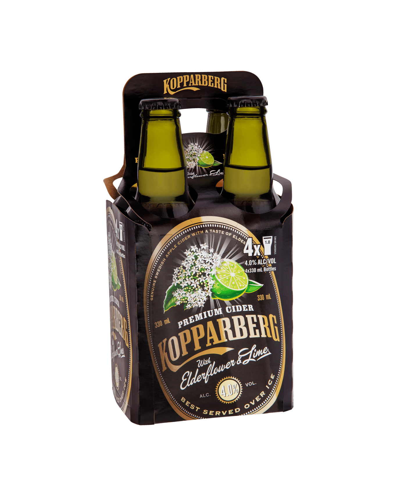 Buy Kopparberg Elderflower & Lime Cider 330ml Online (Lowest Price Guarantee) Best Deals + Same