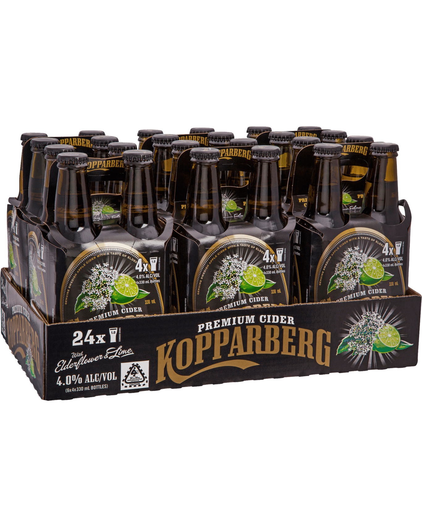 Buy Kopparberg Elderflower & Lime Cider 330ml Online (Lowest Price Guarantee) Best Deals + Same