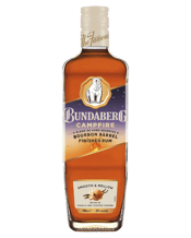 Bundaberg Campfire Bourbon<br>Barrel Rum 700ml 700ML The fire is crackling now. Late afternoon light bounces around like the convo you and your mates are having. Real mates. Ice sits in your glass ready for a splash of Bundaberg Campfire. This one tastes different cause it’s made different – crafted from our finest aged reserves blended with rum allowed to rest in Bourbon barrels. You can thank those Bourbon barrels for the smooth, mellow taste and perfect balance of toasted caramel & vanilla. A raised glass will do. You add a dash of your