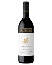  Taylors Estate Tempranillo  750ML Medium-bodied with seductive flavours of blueberries, cherries and dark plums. The French oak maturation provides subtle savoury, spice characters with a pleasing soft and silky texture to the mid palate. A long, persistent finish makes this a great wine for Spanish or games dishes.