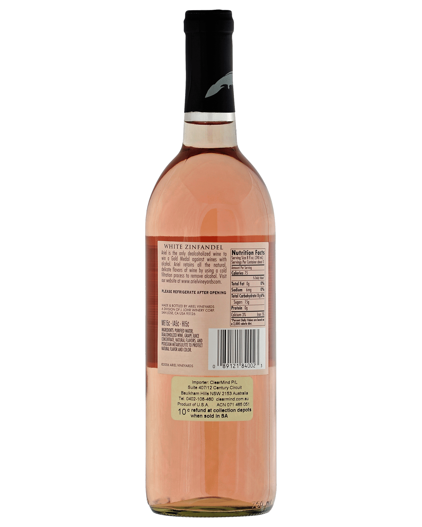 Buy Ariel White Zinfandel Low In Alcohol Online (Lowest Price
