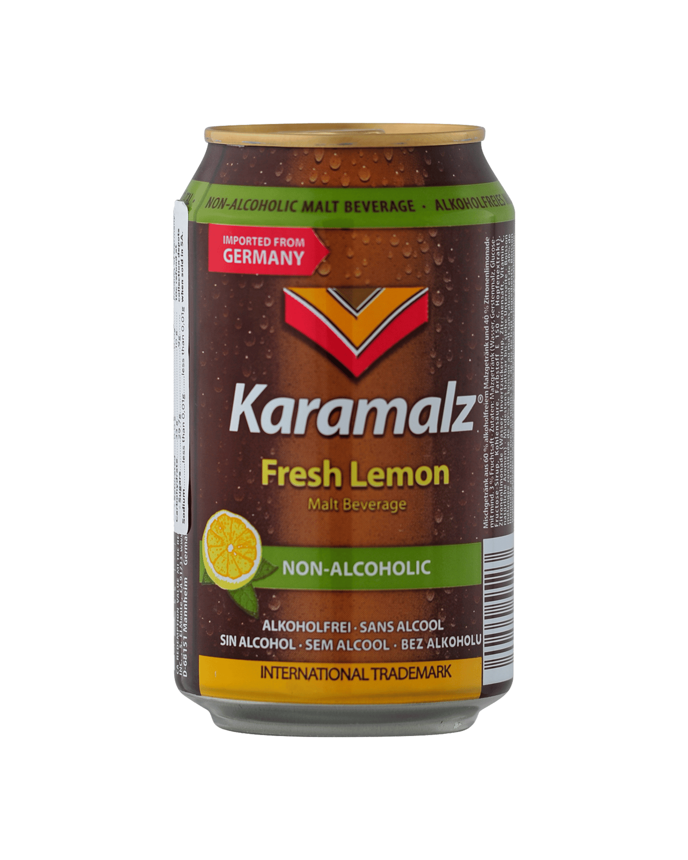 Buy Karamalz Non Alcoholic Fresh Lemon Malt Drink 330ml Online (Lowest