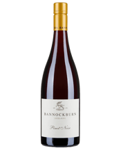  Bannockburn Geelong Pinot<br>Noir  750ML Bannockburn is spicy with well intergraded savoury oak and great acidity backbone. The varietal flavours such as, raspberries, strawberries and red cherries fruits lingers with a faint hint of forest floor on the palate with well supporting tannins. A greatly composed wine, this is undoubtedly pushing the setting of this country's benchmark for Pinot Noir to another level.