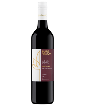  Pure Vision Organic Merlot  750mL Pure Vision's Organic Merlot is an outstanding value Merlot, taking on bottle aged secondary flavours of poached plum and soft tannins, yet still vibrant and youthful in spirit. Delicious.