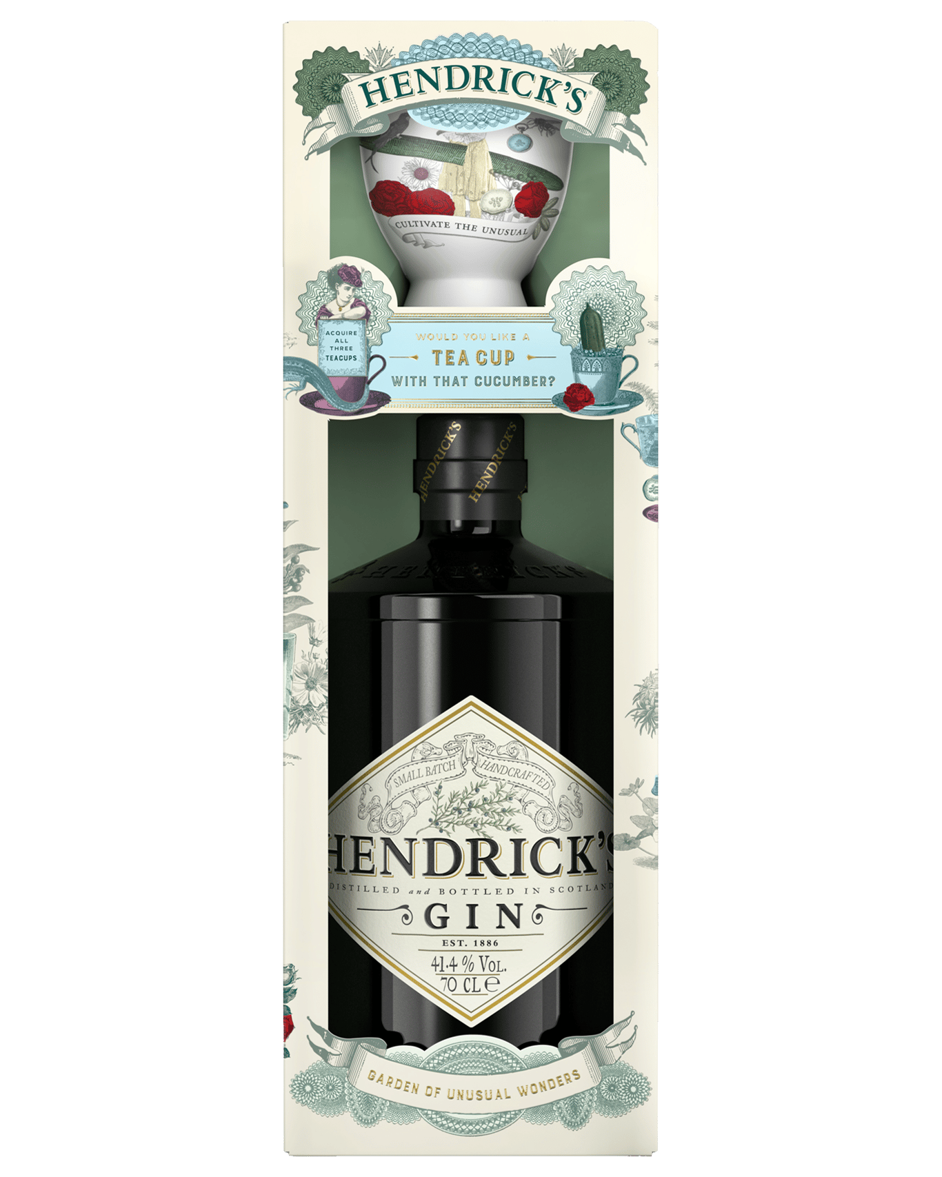 Buy Hendrick's Gin & Tea Cup Gift Pack 700ml Online (Low Prices) from ...