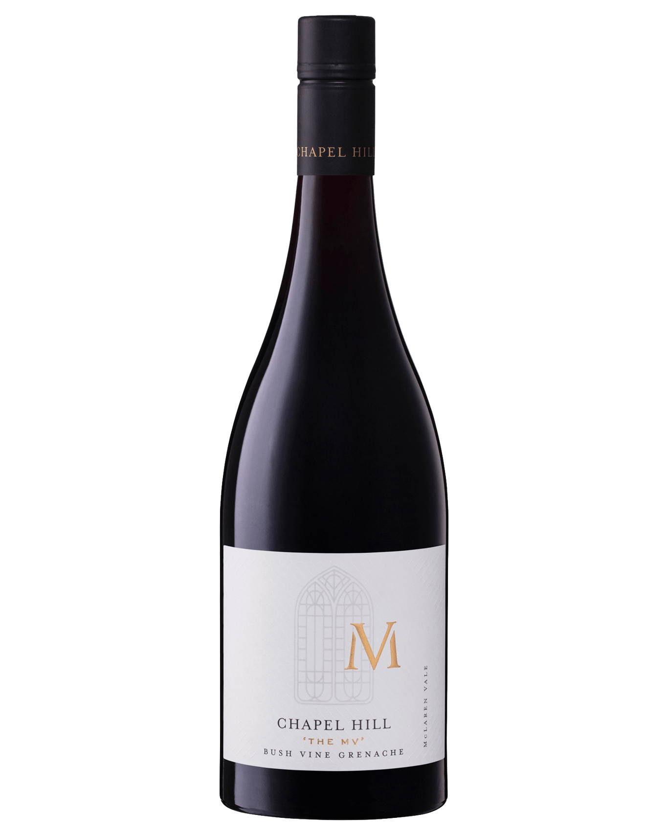 A bottle of Chapel Hill The MV Bush Vine Grenache