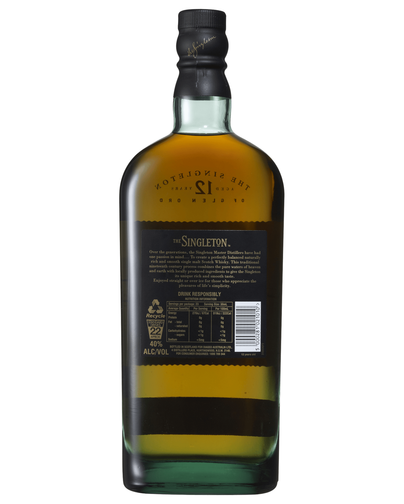 Buy The Singleton 12 Year Old Glen Ord Scotch Whisky 700mL Dan Murphy's Delivers