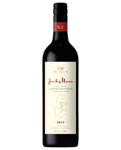  Houghton Jack Mann Cabernet<br>Sauvignon 2015  750mL The wine is opaque in colour, showing a deep purple-red core with a bright, scarlet hue. The bouquet displays vibrant, lively scented red fruits with crushed leaf, wild mint, cassis, tobacco leaf and blackcurrant aromas with a subtle overlay of chocolate box and cedar oak. The palate is full -flavoured with rich and sumptuous layers resulting in a wine with intensity, power and elegance. The dense, firm, fine grained tannin is beautifully integrated with the fruit and oak. Outstanding structure