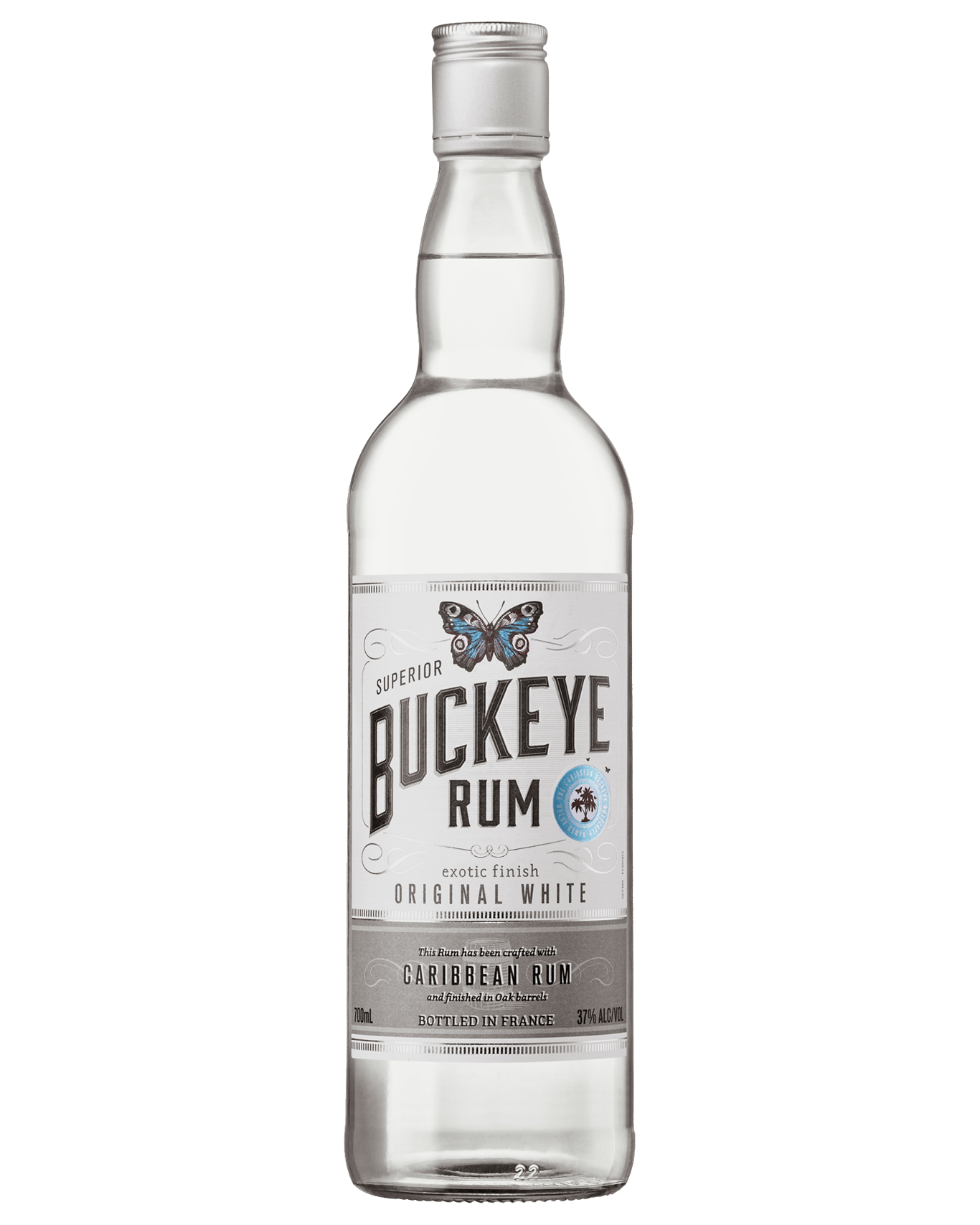 A bottle of Buckeye Rum