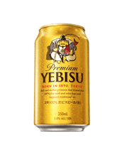  Yebisu Premium Cans 350ml  350ML A golden hue glimmering under a gentle froth and the toasty aroma of hops satisfies the key three qualifications of good beer.<br><br /><br />YEBISU piques the senses and delivers a rich and refined drinking experience.