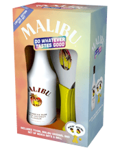  Malibu Beach Bat Gift Pack  700ML Embrace the sun-soaked vibes with our Malibu Rum Beach Bat Gift Pack. Sip, swing, and savor the tropical goodness as you enjoy the smooth and refreshing taste of Malibu Rum. Complete with a beach bat set, this pack is your ticket to endless summer fun.<br><br><br>Giftpack includes a bottle of 700ml Malibu Orignal and set of beach bats and ball