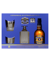  Chivas Regal 18yo Decanter &<br>2 Glass Gift Pack  700ML 