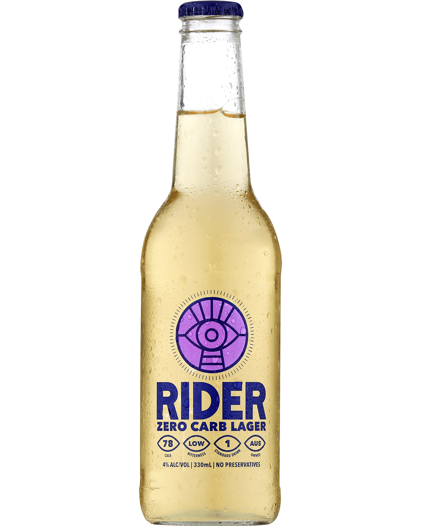 Buy Rider Zero Carb 4 Lager Bottles 330ml Online (Lowest Price