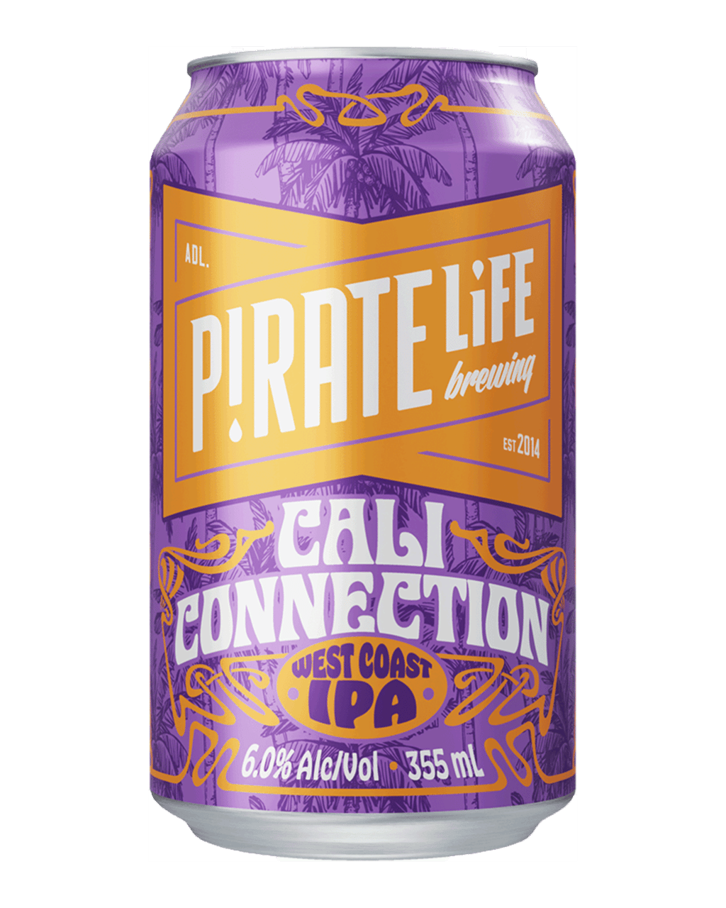 Buy Pirate Life Cali Connection West Coast Ipa Cans 4x4x355ml Online