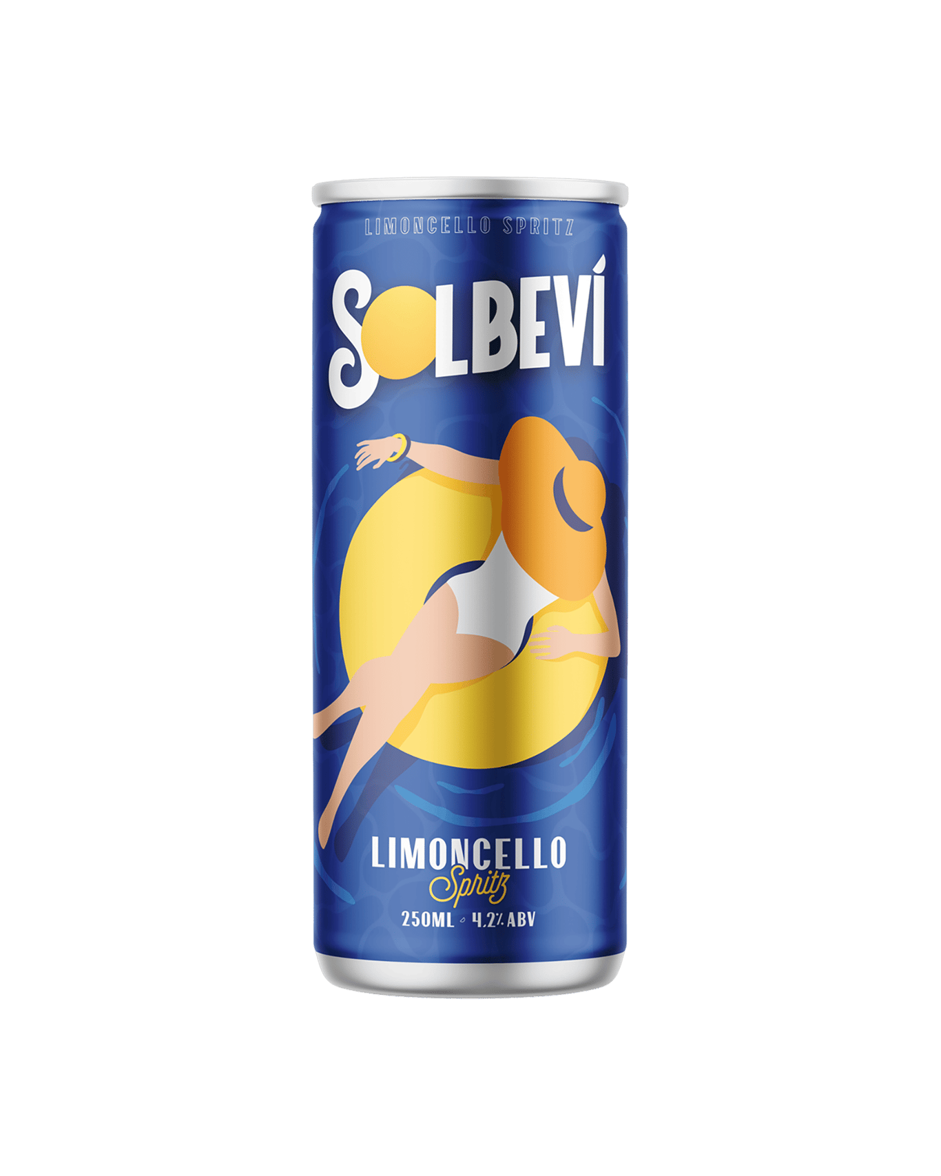 A can of the Solbevi Limoncello Spritz