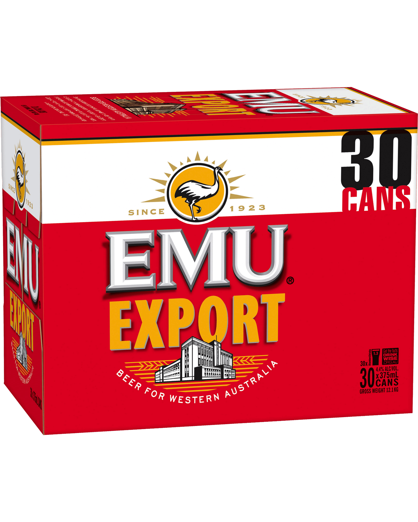 Buy Emu Export 30 Block Cans 375ml Online (Lowest Price Guarantee