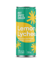  Riot Spritz Lemon Lychee<br>Cans 250ml  250ML Lemon Lychee Cans 250mL