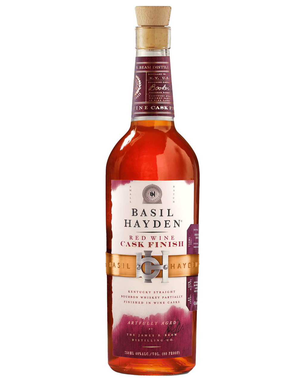 Buy Basil Hayden's Red Wine Cask Finish Bourbon Whiskey 750ml Online