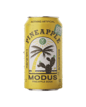 Modus Pineapple Soda Cans<br>375ml 375ML Spiked Pineapple Infused Beverage crafted from a traditional Mexican street-side recipe. lower in sugar, gluten free, 90 calories per can
