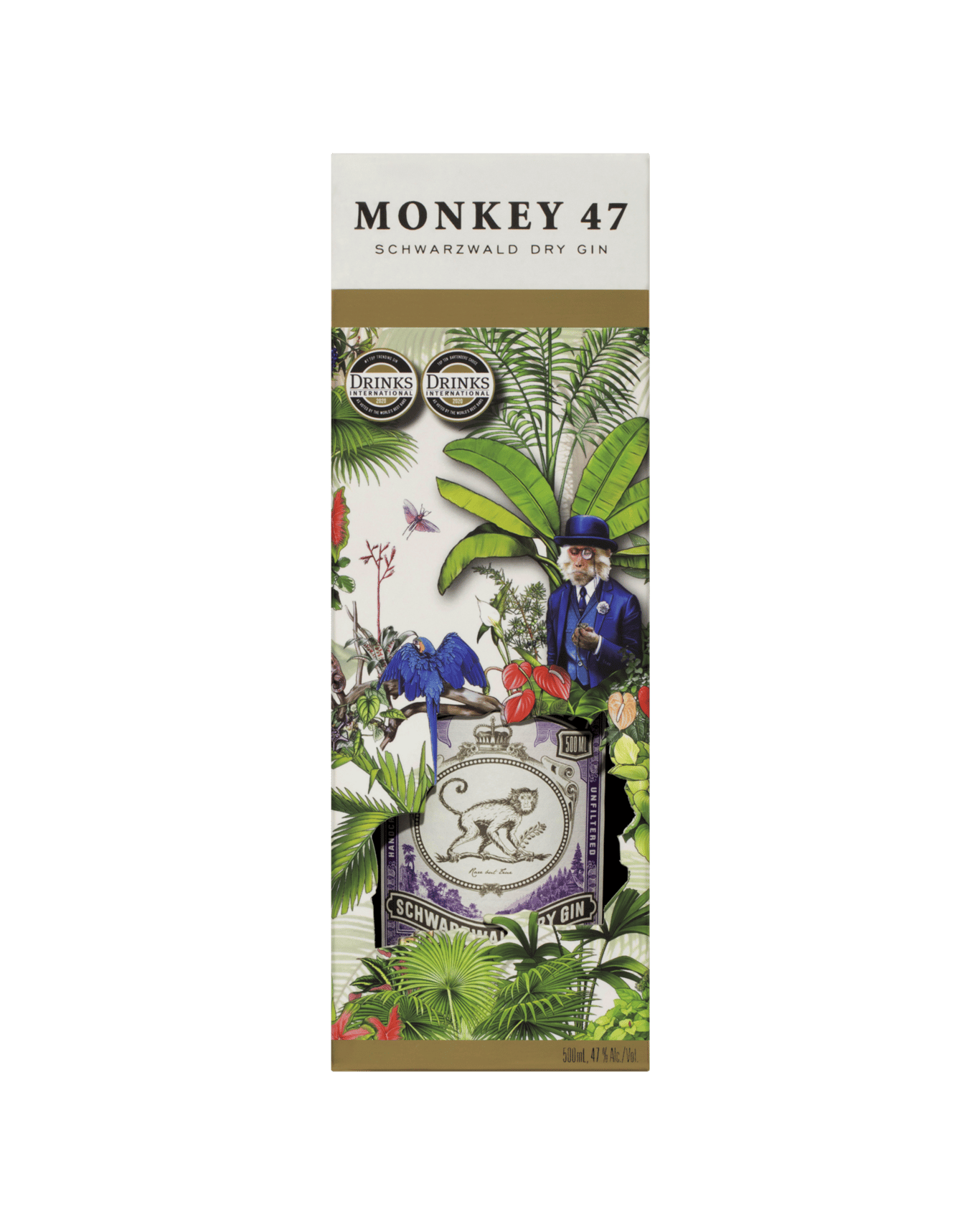 Buy Monkey 47 Schwarzwald Dry Gin 500ml Online (Low Prices) from Dan ...